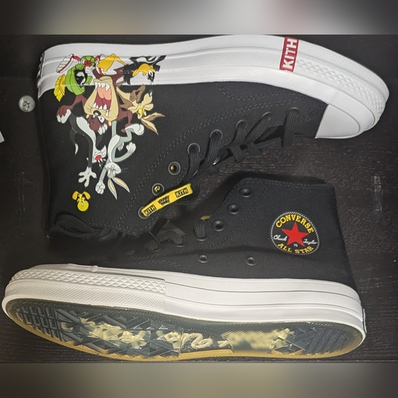 Converse Chuck Taylor All Star 70 Hi Kith X Looney Tunes Size 8| - Picture 5 of 7